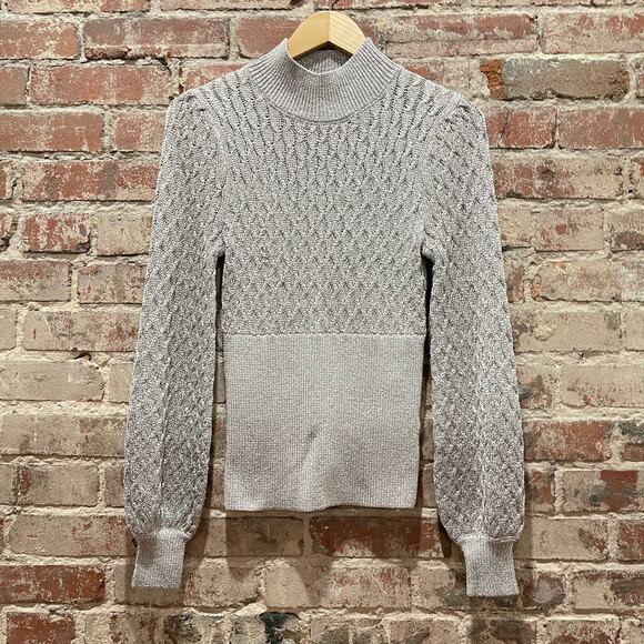 NICHOLAS Mockneck Renata Pullover Sweater Size Small - Picture 4 of 14